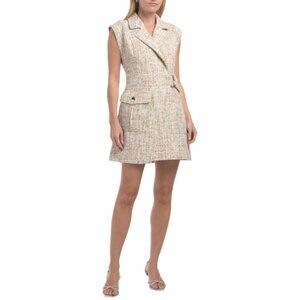 TOCCIN Everly Safari Wrap Mini Dress